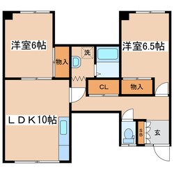 幸ハイツの物件間取画像